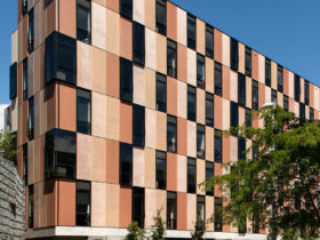 Carlaw Park student Accomodation Monarc precast architectural concrete wall facade panels at Carlaw Park Student Accomodation Village